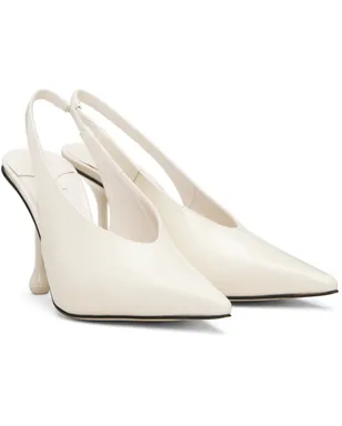 Jimmy Choo オフホワイト Isa 95 ヒール - サムネイル4