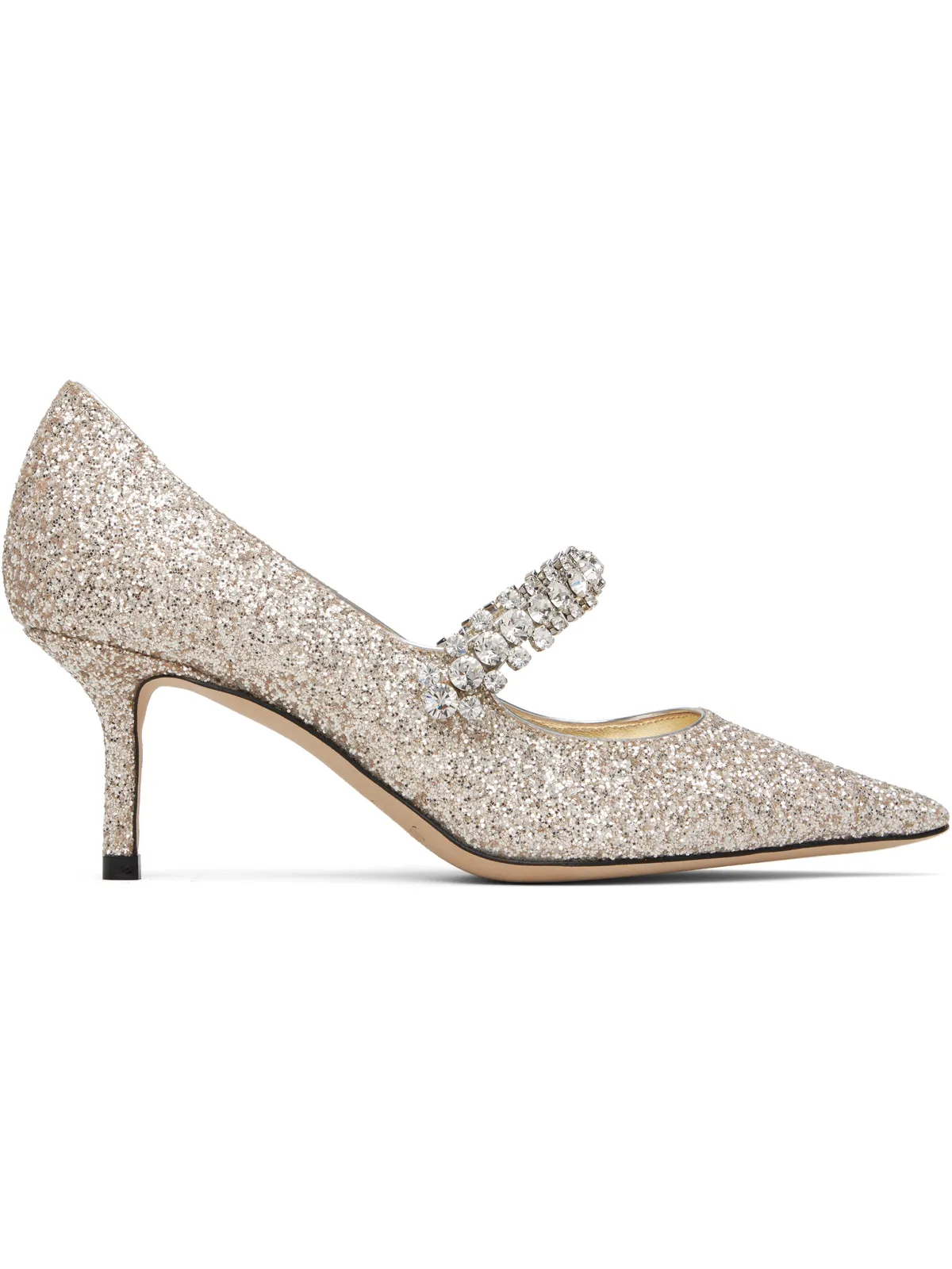 Jimmy Choo シルバー Bing Pump 65 ヒール - 画像1