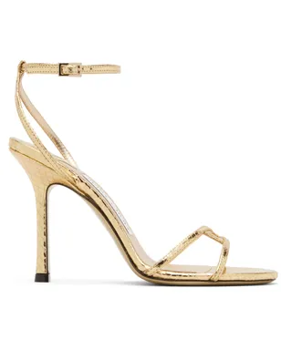 Jimmy Choo Leo 100 Candy ラップ ヒールサンダル - サムネイル1