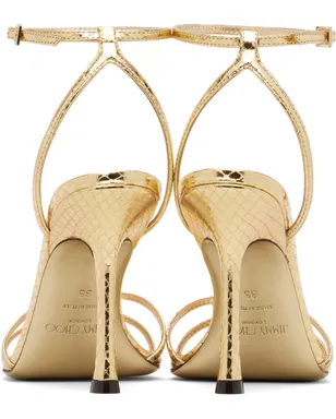 Jimmy Choo Leo 100 Candy ラップ ヒールサンダル - サムネイル2