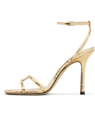 Jimmy Choo Leo 100 Candy ラップ ヒールサンダル - サムネイル3
