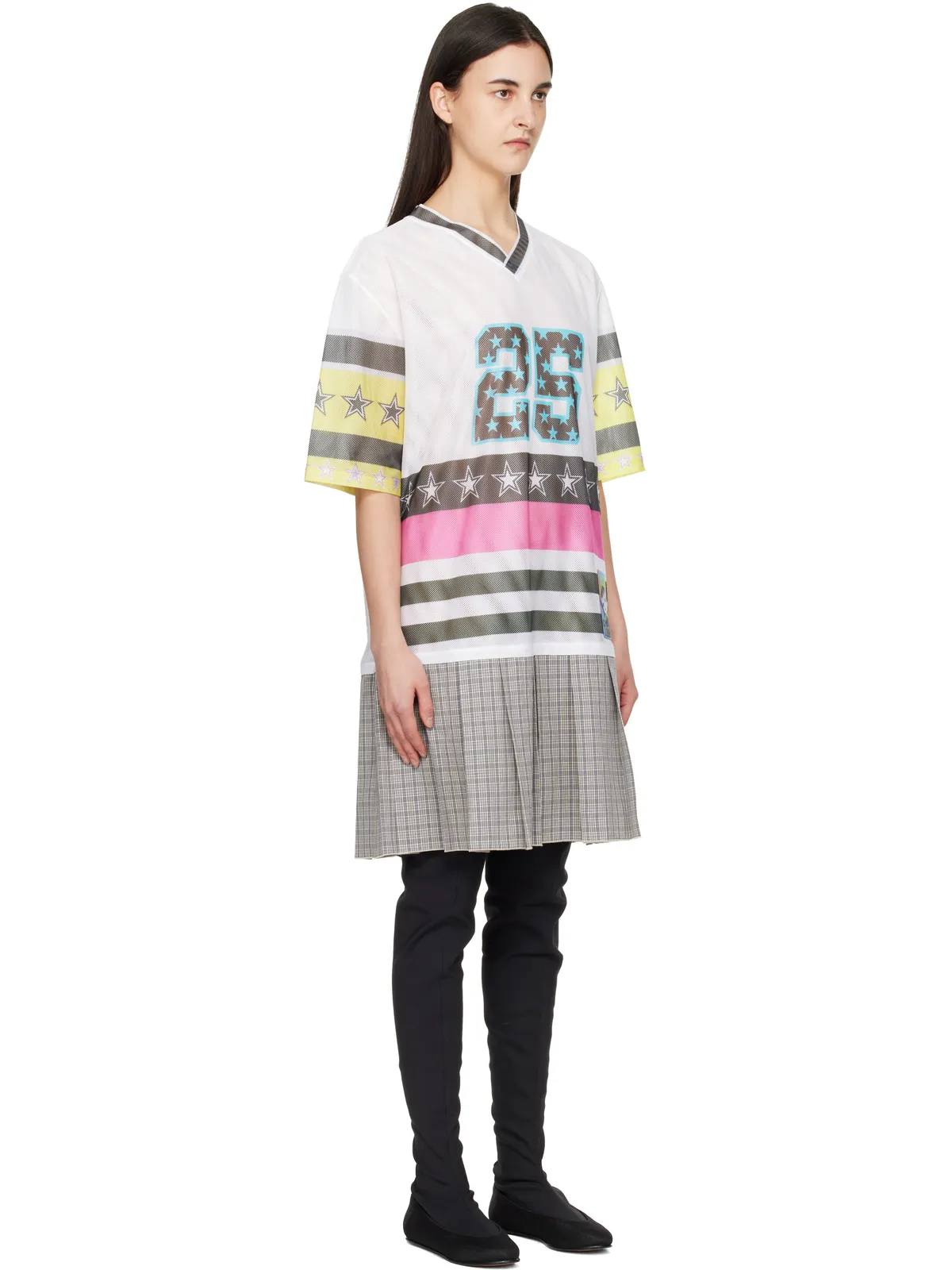 Chopova Lowena Nancy Uniform Jersey ミディアムワンピース - 画像2