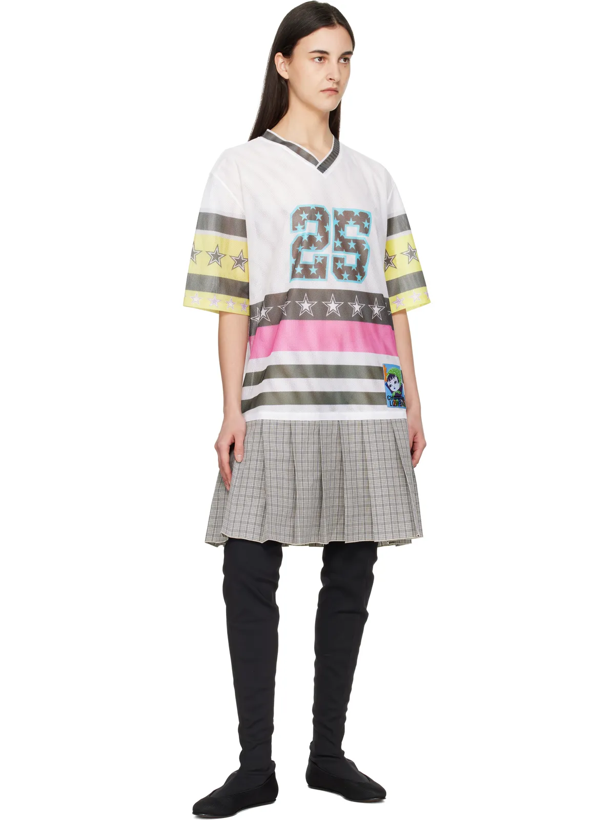 Chopova Lowena Nancy Uniform Jersey ミディアムワンピース - 画像4