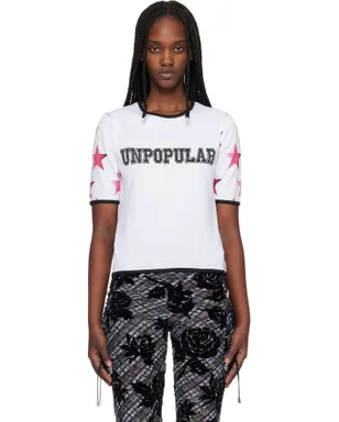 Chopova Lowena 'Unpopular' Fitted ジャージ Tシャツ - サムネイル1