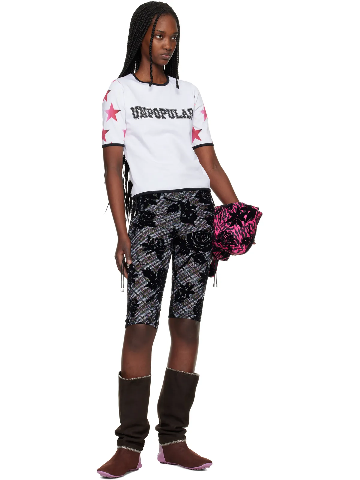 Chopova Lowena 'Unpopular' Fitted ジャージ Tシャツ - 画像4