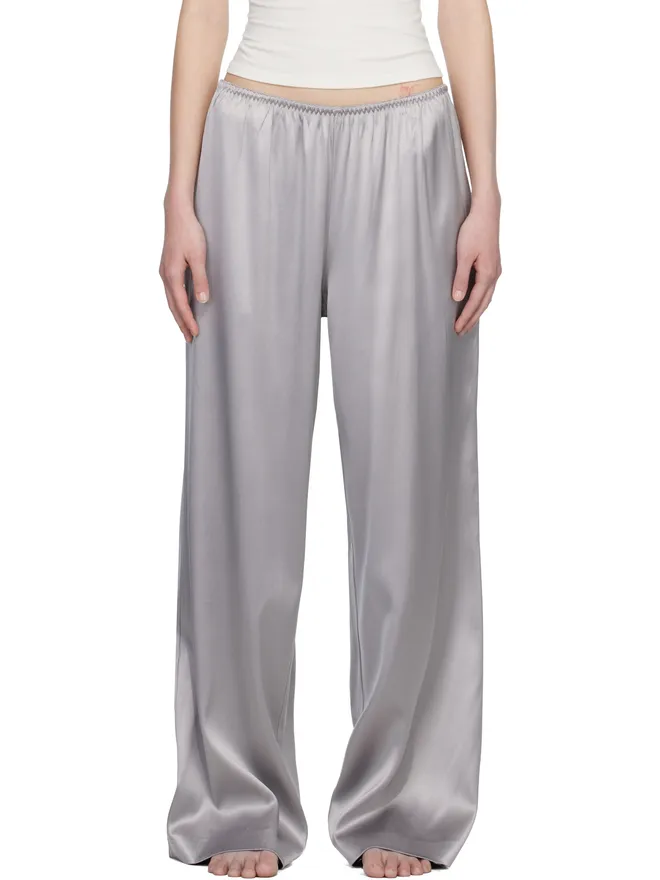 SKIMS SKIMS Heavyweight Satin ワイドレッグ ラウンジパンツの商品画像