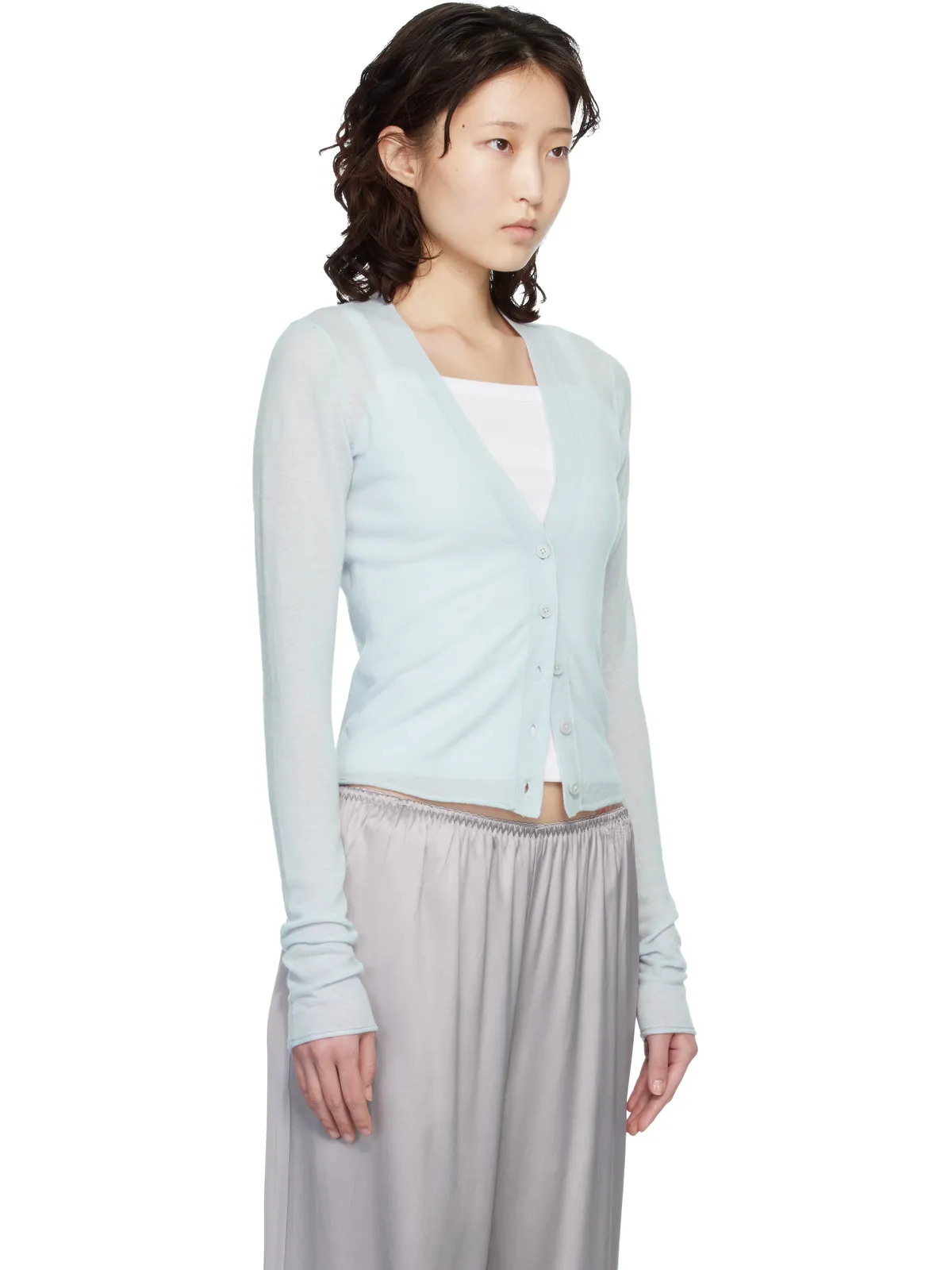 SKIMS Featherweight Cashmere カーディガン - 画像2