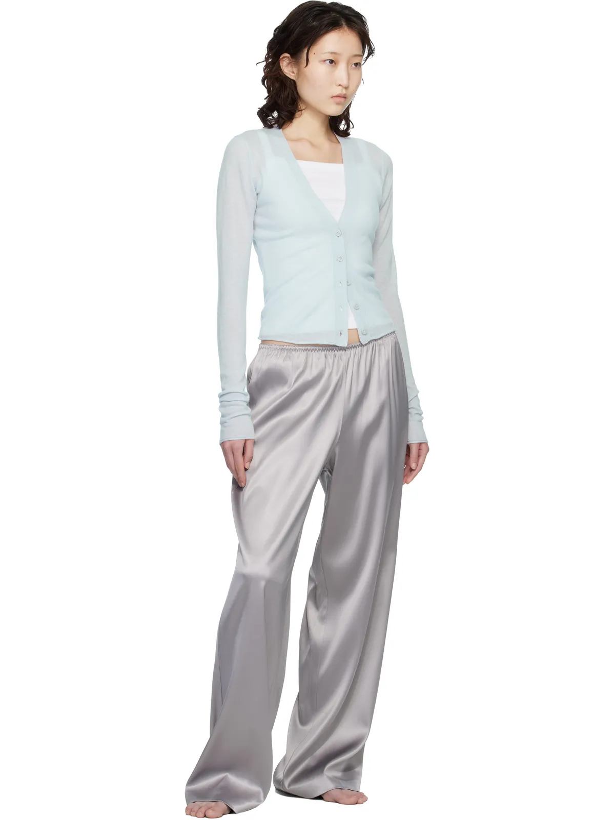 SKIMS Featherweight Cashmere カーディガン - 画像4