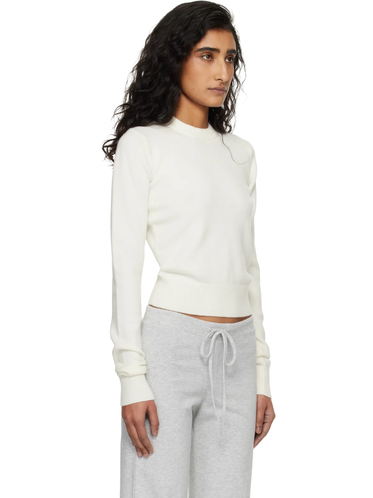 SKIMS 'Sweater Knits' リブ フィット クルーネックセーター - 画像2