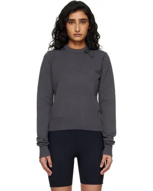 SKIMS 'Sweater Knits' リブ 長袖 フィット セーター - サムネイル1