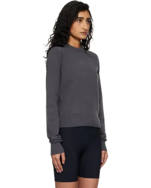 SKIMS 'Sweater Knits' リブ 長袖 フィット セーター - サムネイル2