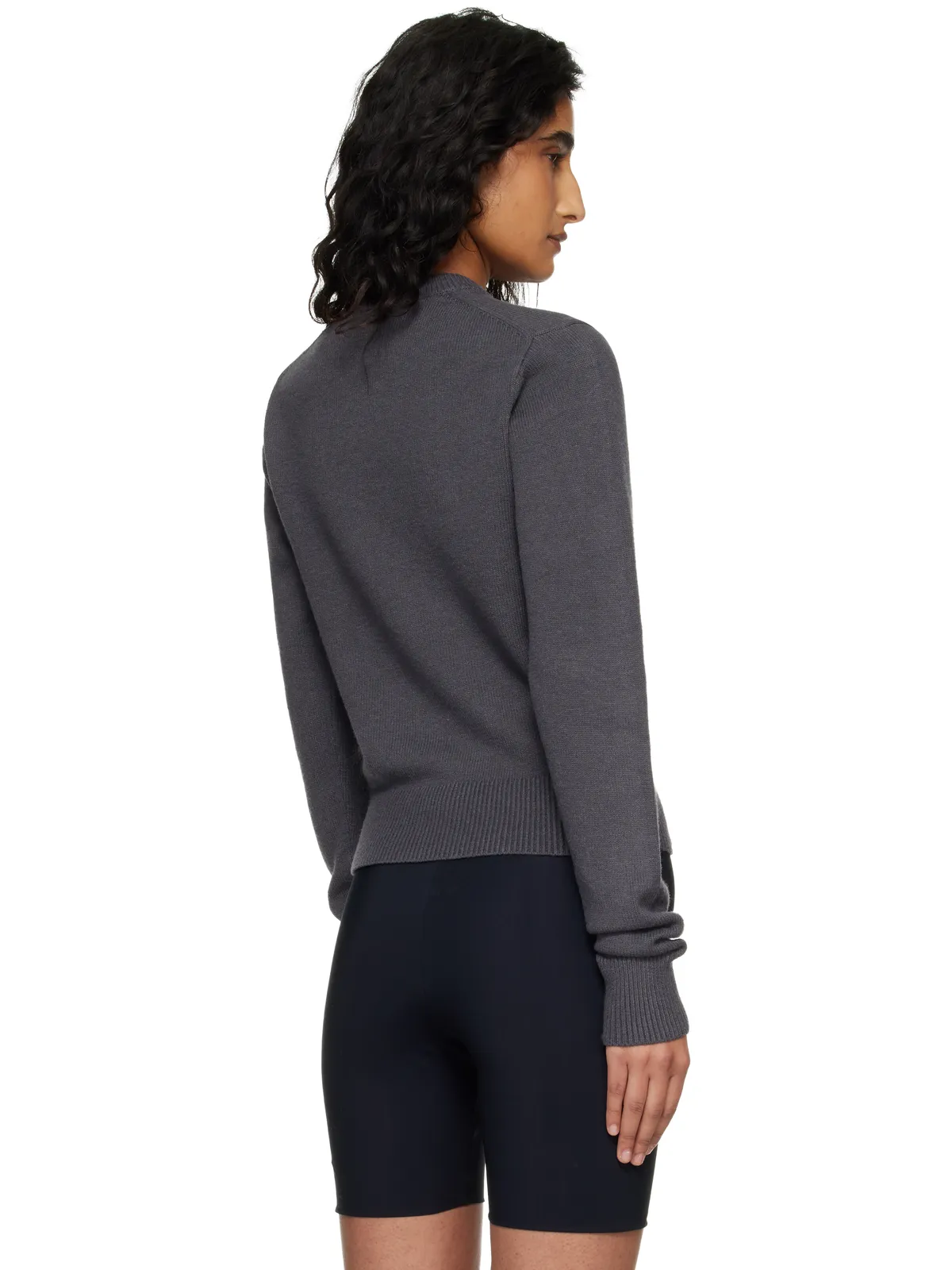 SKIMS 'Sweater Knits' リブ 長袖 フィット セーター - 画像3