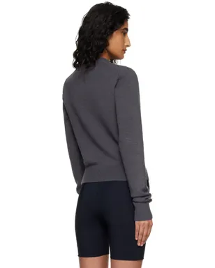 SKIMS 'Sweater Knits' リブ 長袖 フィット セーター - サムネイル3