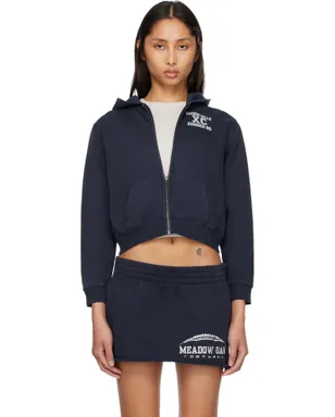 SKIMS Boyfriend Fleece ジップアップフーディ - サムネイル1