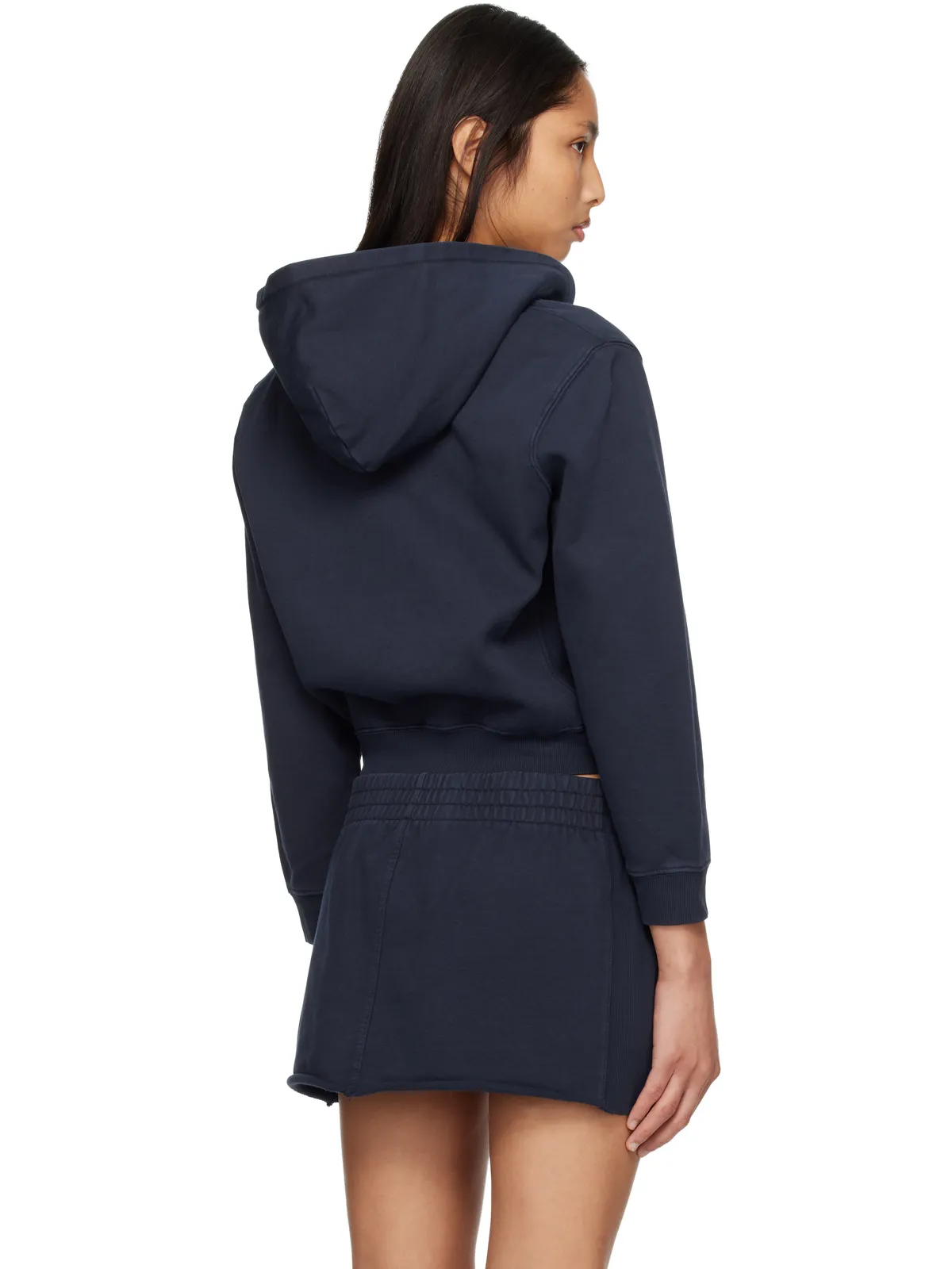 SKIMS Boyfriend Fleece ジップアップフーディ - 画像3