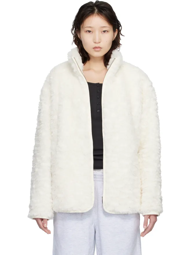 SKIMS SKIMS フェイクファー オーバーサイズ モックネック ジャケットの商品画像