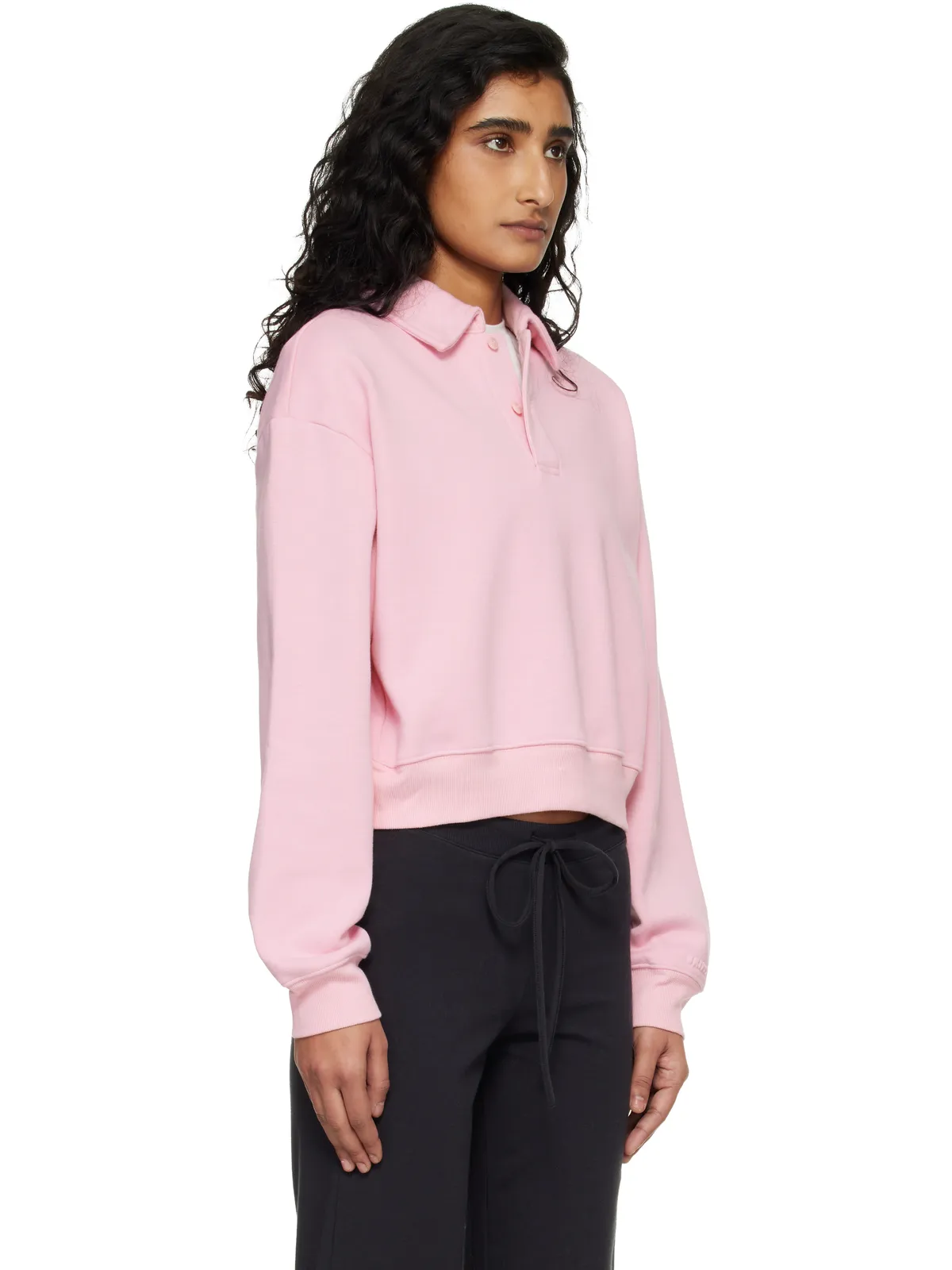 SKIMS Cotton Fleece ポロシャツ - 画像2