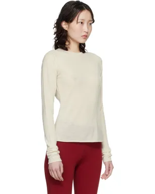 SKIMS Featherweight Cashmere 長袖Tシャツ - サムネイル2