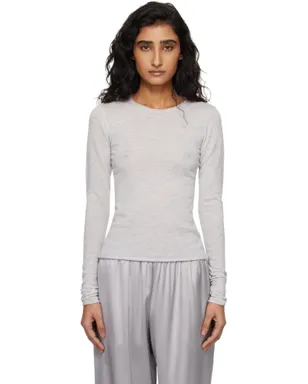 SKIMS Featherweight Cashmere 長袖トップス - サムネイル1