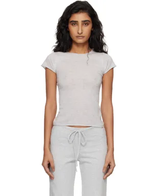 SKIMS Featherweight Cashmere Tシャツ - サムネイル1