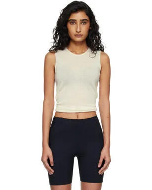 SKIMS Featherweight Cashmere ノースリーブ トップス - サムネイル1