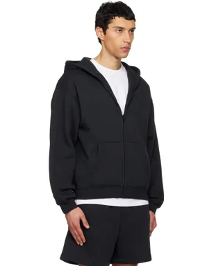 SKIMS Fleece Lounge リラックス ジップアップフーディ - サムネイル2