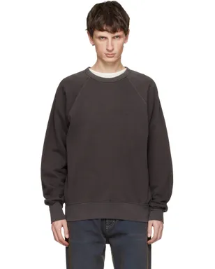 Les Tien Heavyweight Binded Neck Raglan スウェットシャツ - サムネイル1