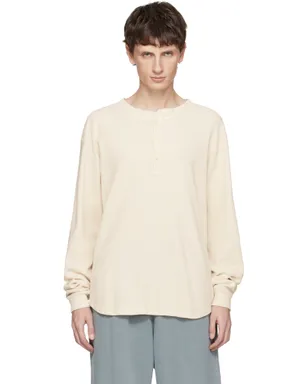 Les Tien Baseball Hem ヘンリーネックトップス - サムネイル1