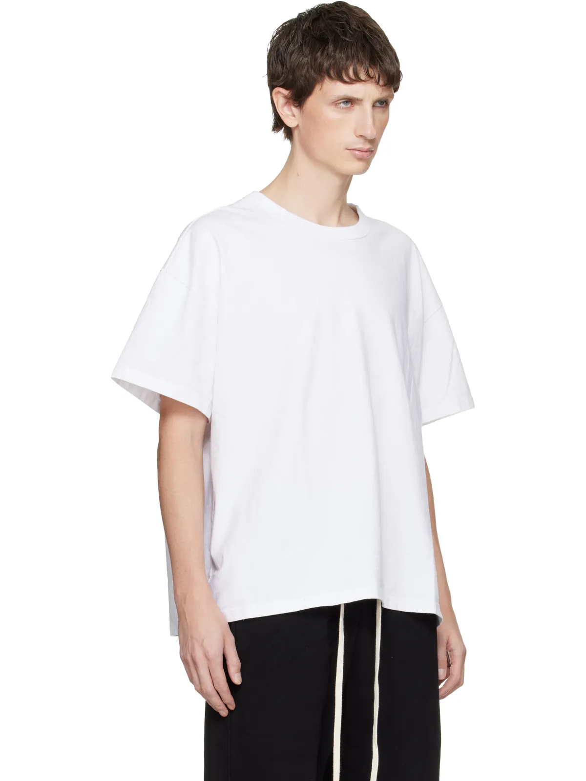 Les Tien Binded Neck ライトウェイト オーバーサイズTシャツ - 画像2