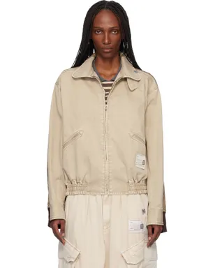 Maison MIHARA YASUHIRO フロントバック コンバインド ジップアップジャケット - サムネイル1