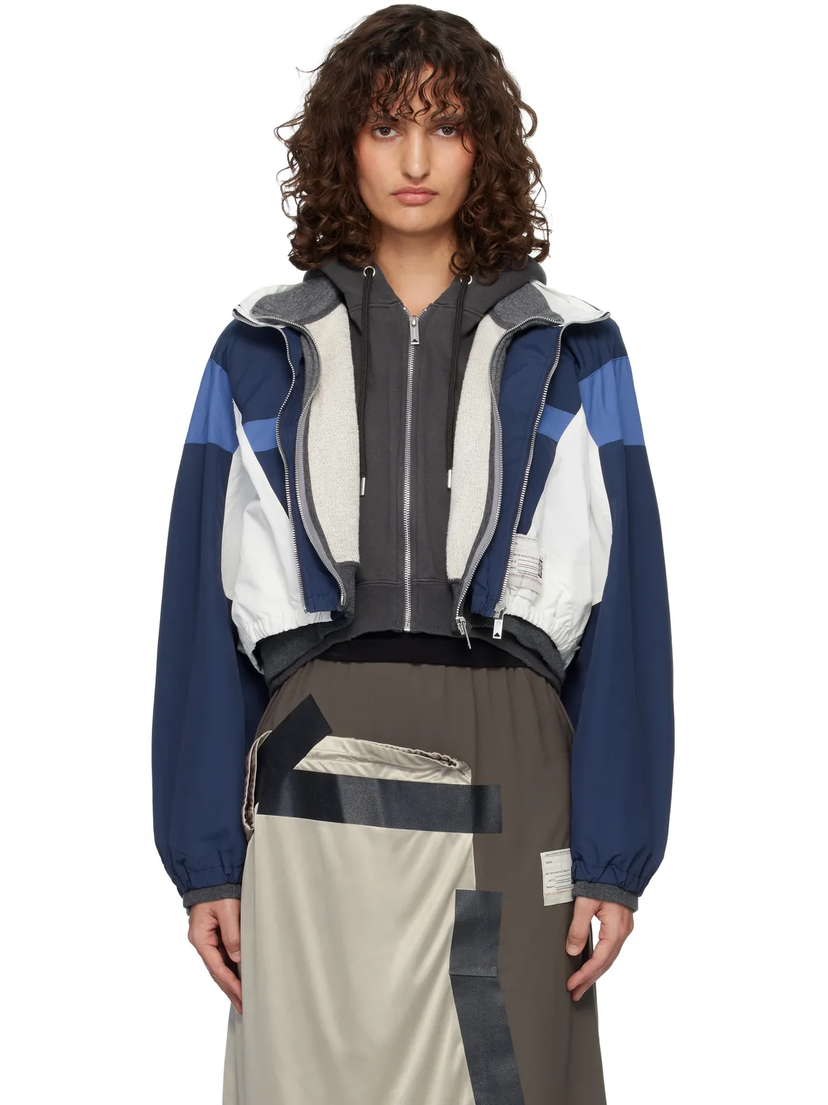 Maison MIHARA YASUHIRO Triple Layered ナイロン ジップアップジャケット - 画像1