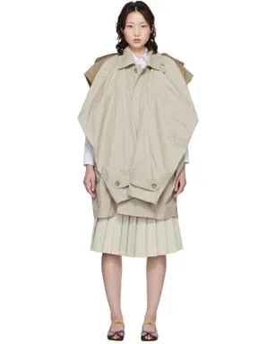 Maison MIHARA YASUHIRO Vest Combined Balmacaan トレンチコート - サムネイル1