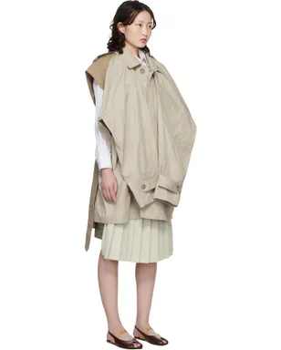 Maison MIHARA YASUHIRO Vest Combined Balmacaan トレンチコート - サムネイル2
