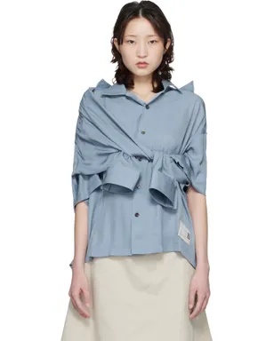 Maison MIHARA YASUHIRO ショール レイヤード シャツ - サムネイル1