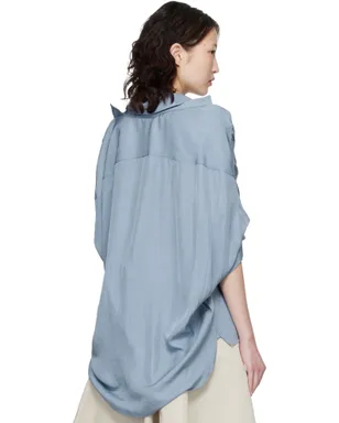 Maison MIHARA YASUHIRO ショール レイヤード シャツ - サムネイル3