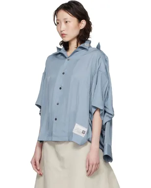 Maison MIHARA YASUHIRO ショール レイヤード シャツ - サムネイル4