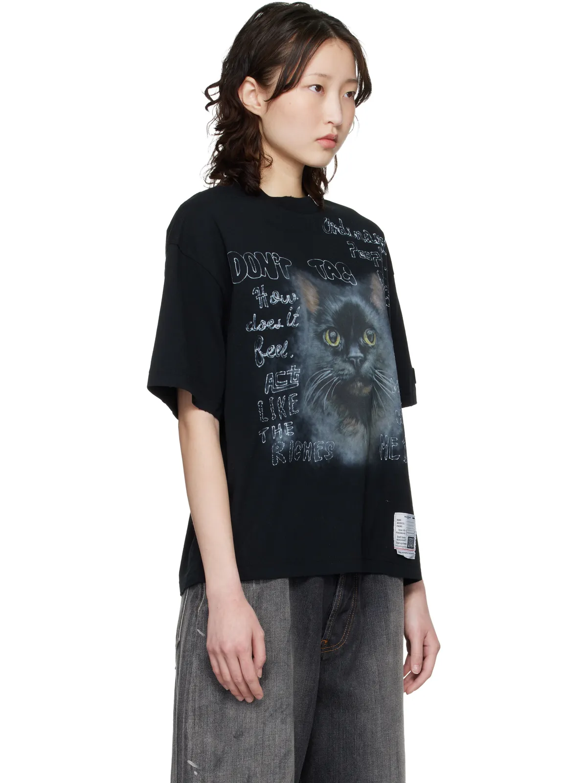 Maison MIHARA YASUHIRO Cat プリントTシャツ - 画像2