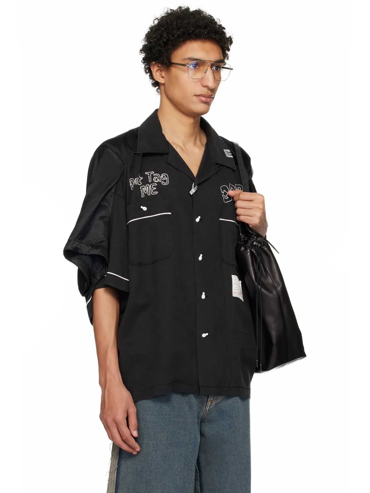 Maison MIHARA YASUHIRO W Sleeve ボウリングシャツ - 画像2