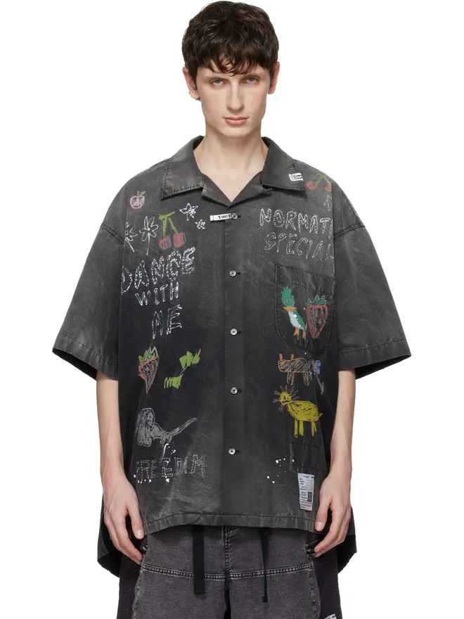 Maison MIHARA YASUHIRO Maison MIHARA YASUHIRO Hand Drawing プリントシャツの商品画像
