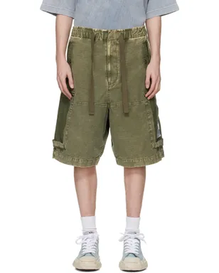 Maison MIHARA YASUHIRO コットンサテン カーゴショートパンツ - サムネイル1