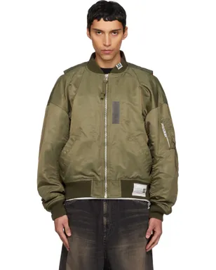 Maison MIHARA YASUHIRO Vest Combined Flight ボンバージャケット - サムネイル1