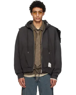 Maison MIHARA YASUHIRO Pullover Combined フーディ - サムネイル1