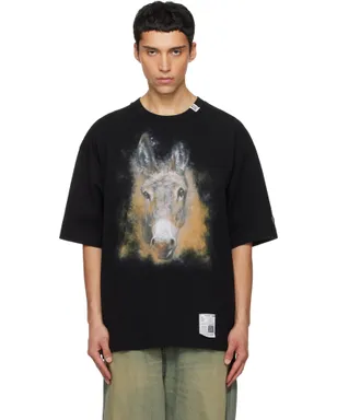 Maison MIHARA YASUHIRO Horse プリントTシャツ - サムネイル1
