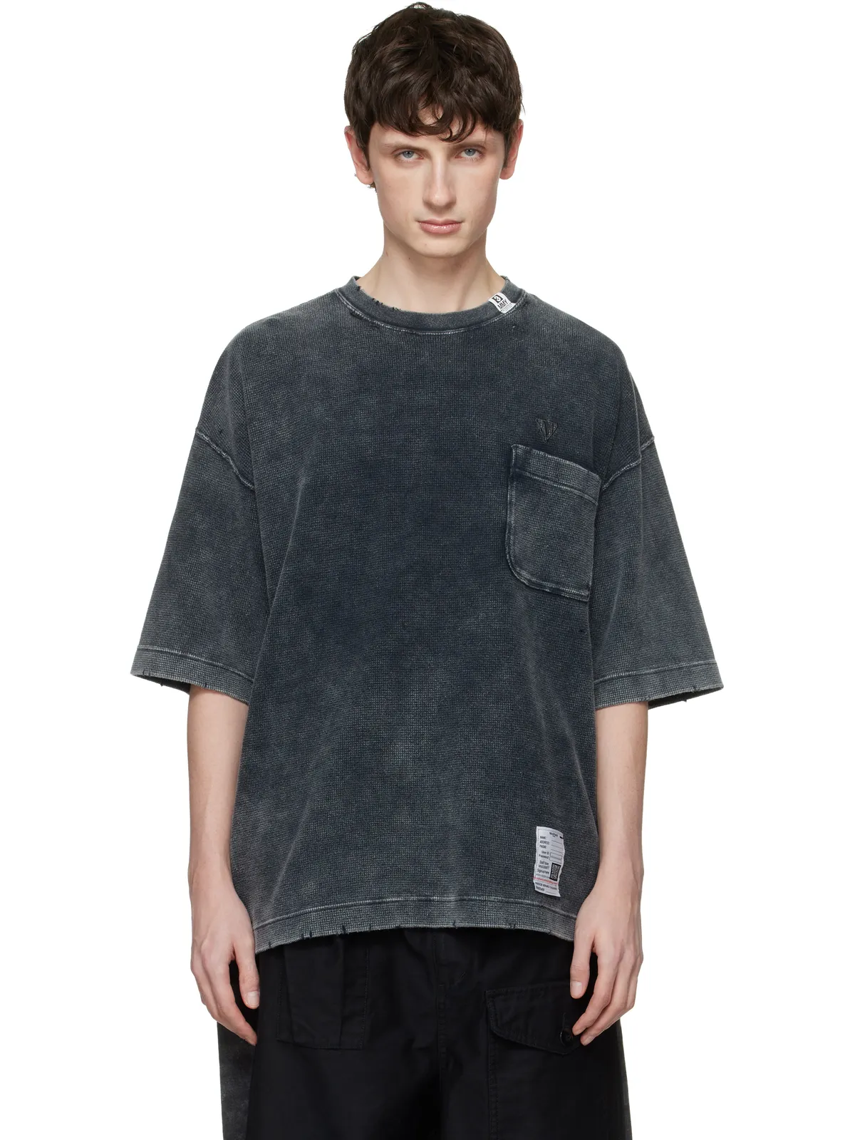Maison MIHARA YASUHIRO Bleached サーマルTシャツ - 画像1