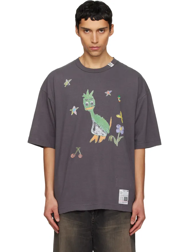 Maison MIHARA YASUHIRO Maison MIHARA YASUHIRO Leon Kids Doodle Tシャツの商品画像