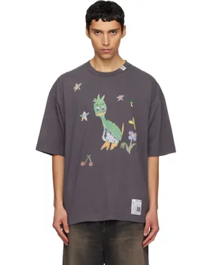 Maison MIHARA YASUHIRO Leon Kids Doodle Tシャツ - サムネイル1
