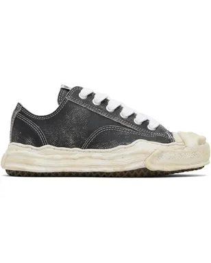 Maison MIHARA YASUHIRO 'Hank' OG Sole Shrink レザー ローカットスニーカー - サムネイル1