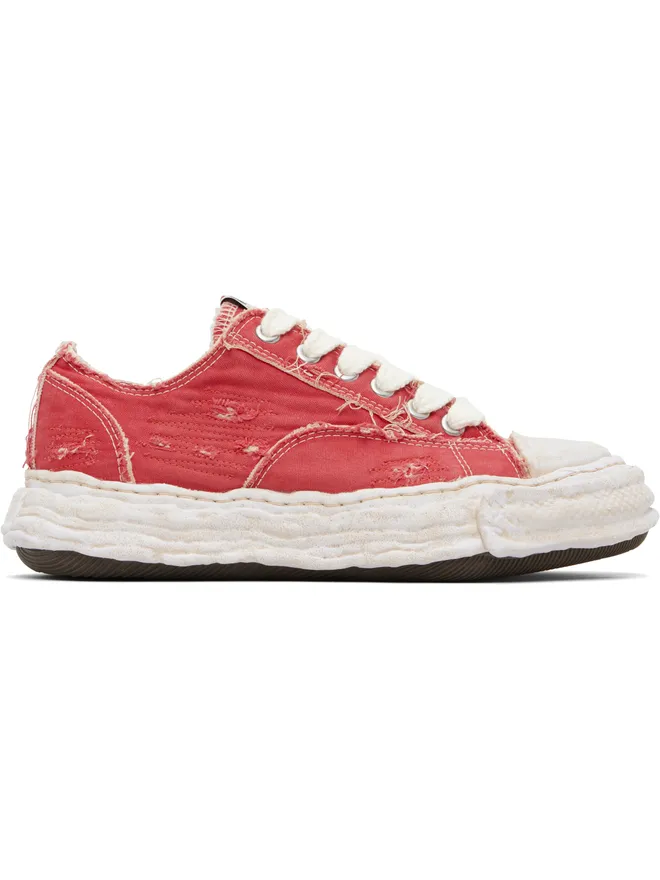Maison MIHARA YASUHIRO Maison MIHARA YASUHIRO 'Peterson23' OG Sole Ripped Overdye キャンバス スニーカーの商品画像