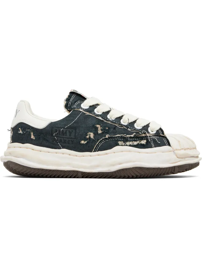 Maison MIHARA YASUHIRO Maison MIHARA YASUHIRO 'Blakey' OG Sole Ripped Overdye キャンバス スニーカーの商品画像