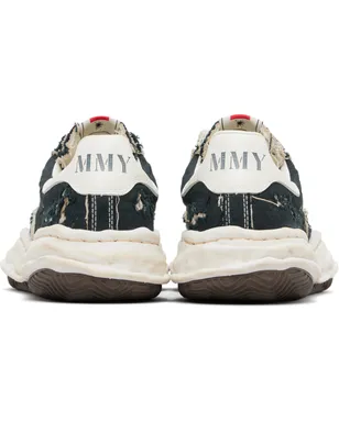 Maison MIHARA YASUHIRO 'Blakey' OG Sole Ripped Overdye キャンバス スニーカー - サムネイル2